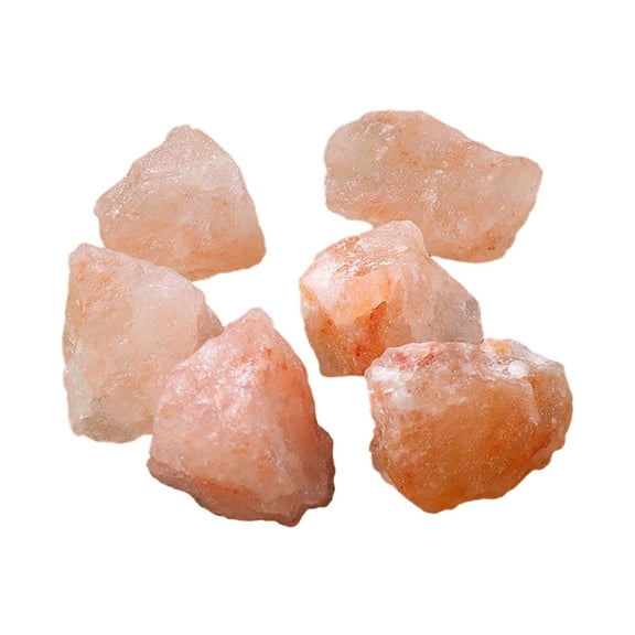 20 Pcs Rough Stones 1 Inch Raw Crystals for Tumbling, Cabbing, Fountain Rocks, Decorative Landscape Accents for Home Garden and Aquarium, Pink