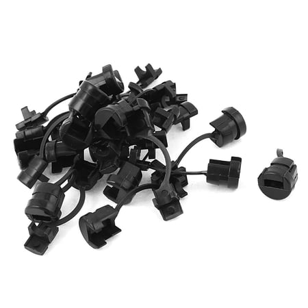 20 Pcs Round Cable Wire Strain Relief Bush Grommet 12mm Length