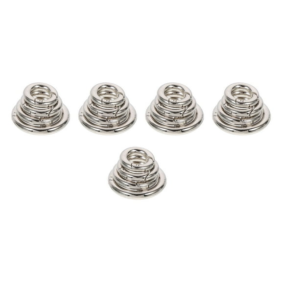 20 Pcs Round Carabiner Kit Spring Hanging Bag Rings