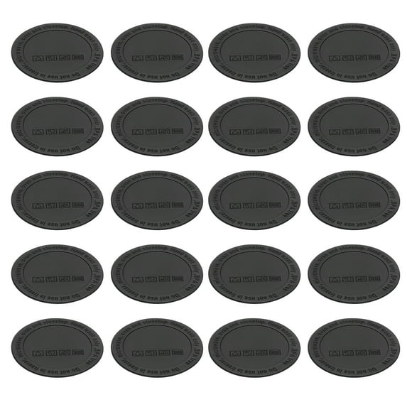 20 Pcs Rubber Bottoms for Sublimation Tumblers, Anti-Slip Adhesive