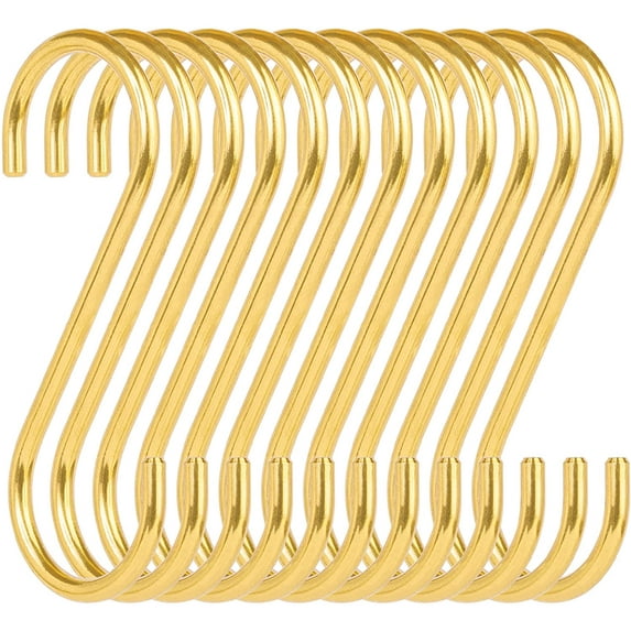 20 Pcs S Copper Hooks S Brass Hooks