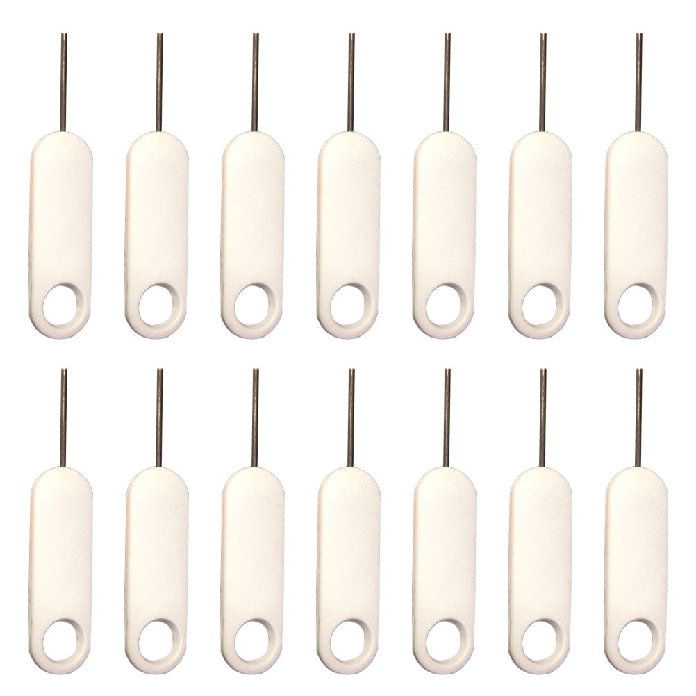 20 Pcs SIM Eject Tool Useful Removers Electronic Tools Smartphone Needle Cards Ejector Reader Stainless Steel Abs