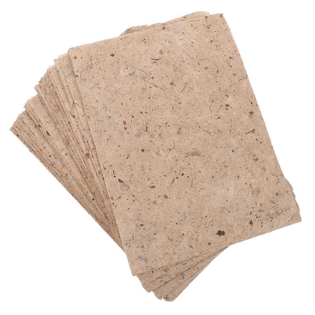 20 Pcs Scrapbook Paper Textured Handmade Decoupage Supplies Calligraphy Card Making Pad Beige