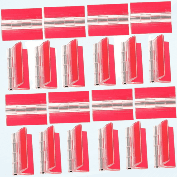 20 Pcs Self-Adhesive Hinge Hinges for Kitchen Cabinets Piano Hinges Small Hinges for Wooden Box Aquarium Lid Hinge Box Hinges Folding Door Hinges Acrylic Adhesive Hinges for Glass