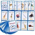 thumbnail image 1 of 20 Pcs/Set Instrument Flash Cards | Learning Toys Flashcards for Children Pre-K, Toddlers and Kids, 1 of 6