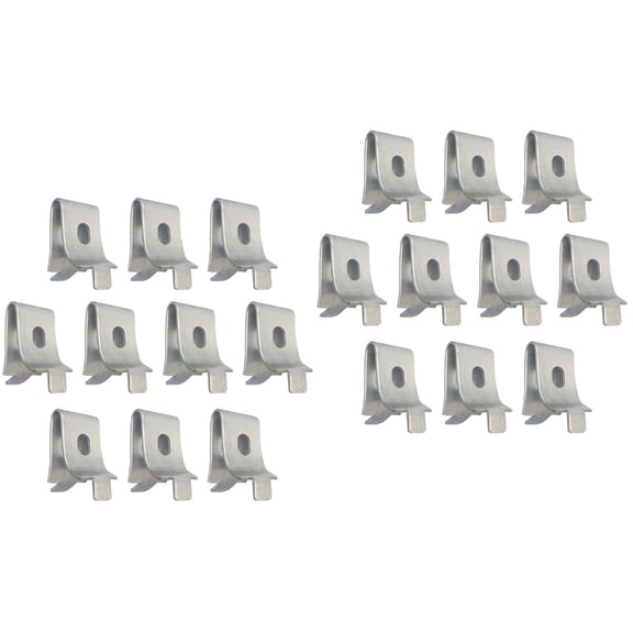 20 Pcs Shelf Bracket Clip Wire Rack Shelving Glass Mounting Clip Shelf Hardware Adjustable Shelf Pegs Shelf Clips