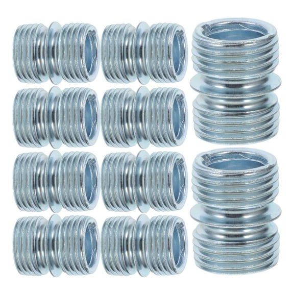 20 Pieces Metal Connectors for Wire Shelving Units - Shelf Connection Screws for Easy Storage Shelf Assembly