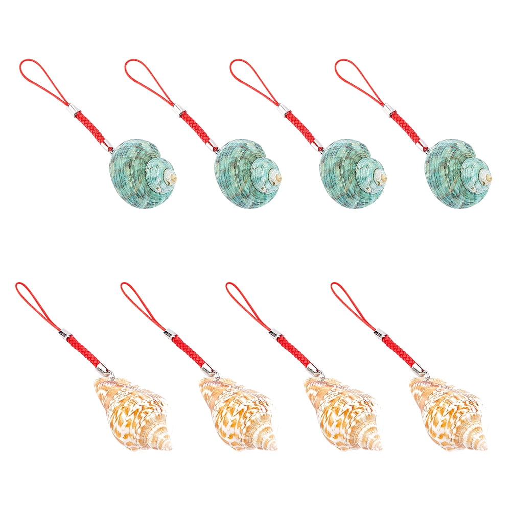 20 Pcs Shell Ornaments Seashell Hanging Decoration Natural Colorful Sea ...