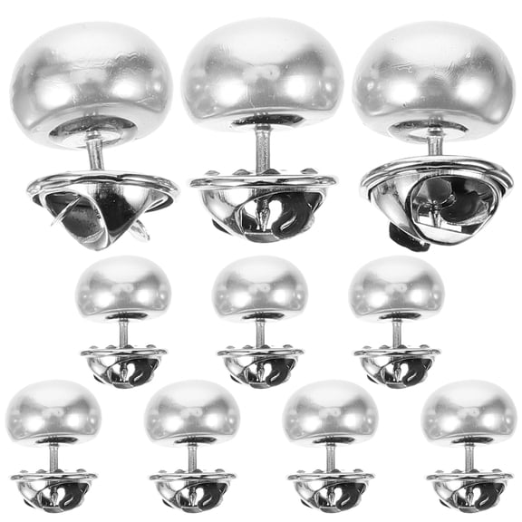 20 Pcs Shirt Button Buttons Pins Costume Accessories Vintage Decor Cardigan Collar Clip Dress Miss