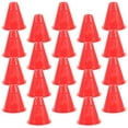 20 Pcs Sign Barrel Obstacle Red Traffic Cones Guinea Pig Sports Course
