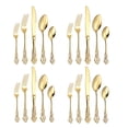 thumbnail image 1 of 20 Pcs Silverware Set  Including Fork Spoon and Knife Stainless Steel Flatware Set Vintage Cutlery Set Mirror Polished Utensil Set for Kitchen Dishwasher Safe Service for 4, 1 of 4