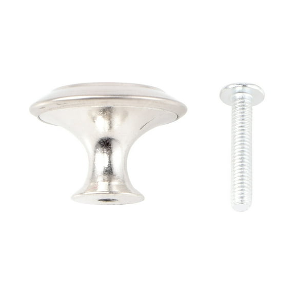 20 Pcs Simple Design Handles Round Cupboard Knobs Kitchen Cabinets Single Hole