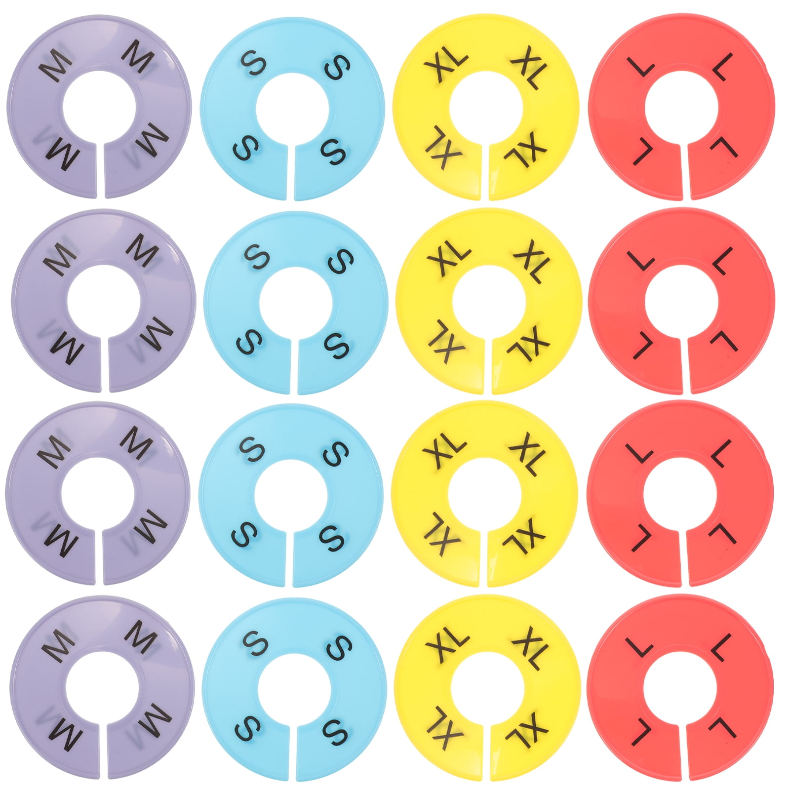 Size tags for clothing racks hot sale