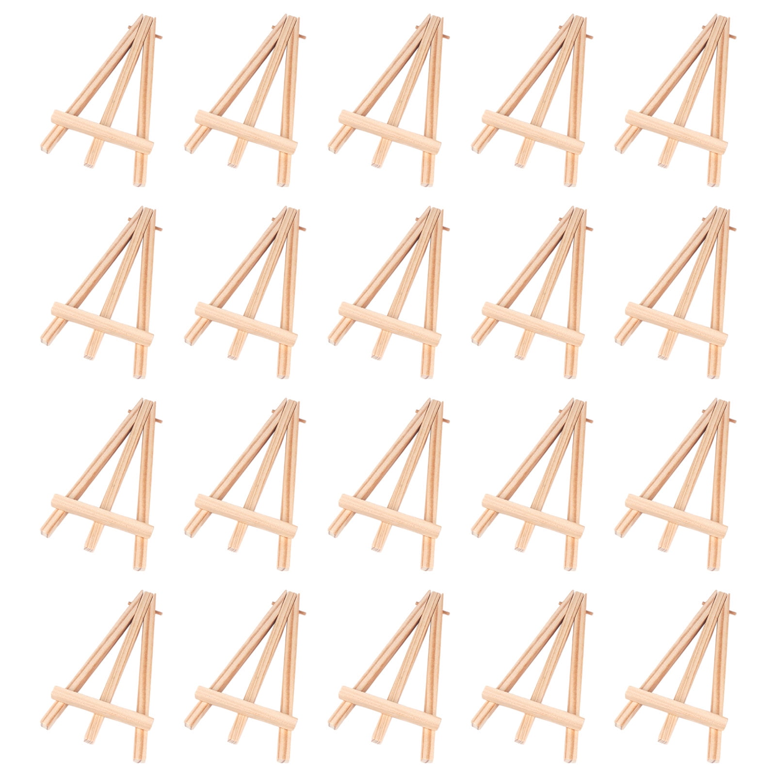 20 Pcs Small Easel Easels Small Table Easels Triangles Stand Easel Picture Frame Holder for Desktop Painting Photos