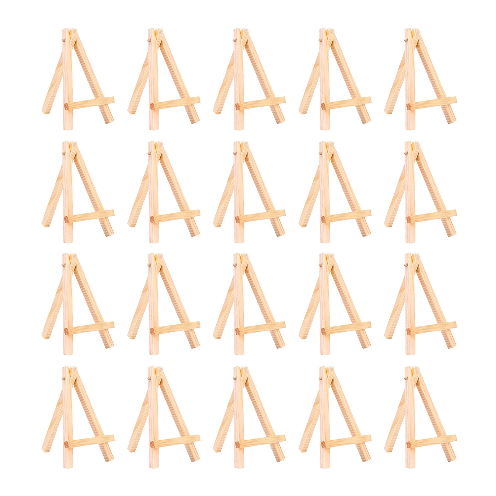 20 Pcs Small Easel Easels Small Table Easels Triangles Stand Easel Picture Frame Holder for Desktop Painting Photos