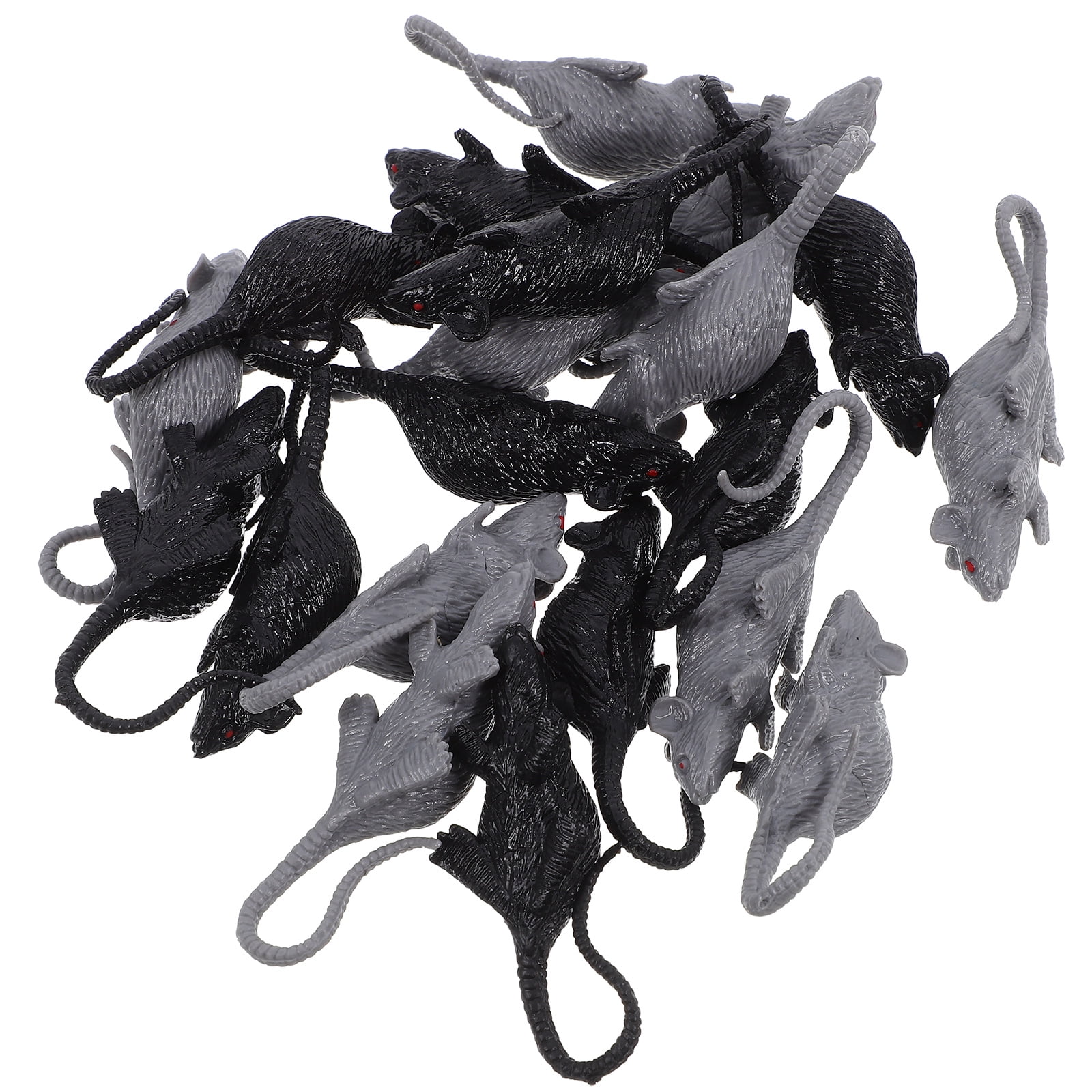 20 Pcs Simulation Mouse Model Halloween Tricks Pranks Props Toy Mini ...
