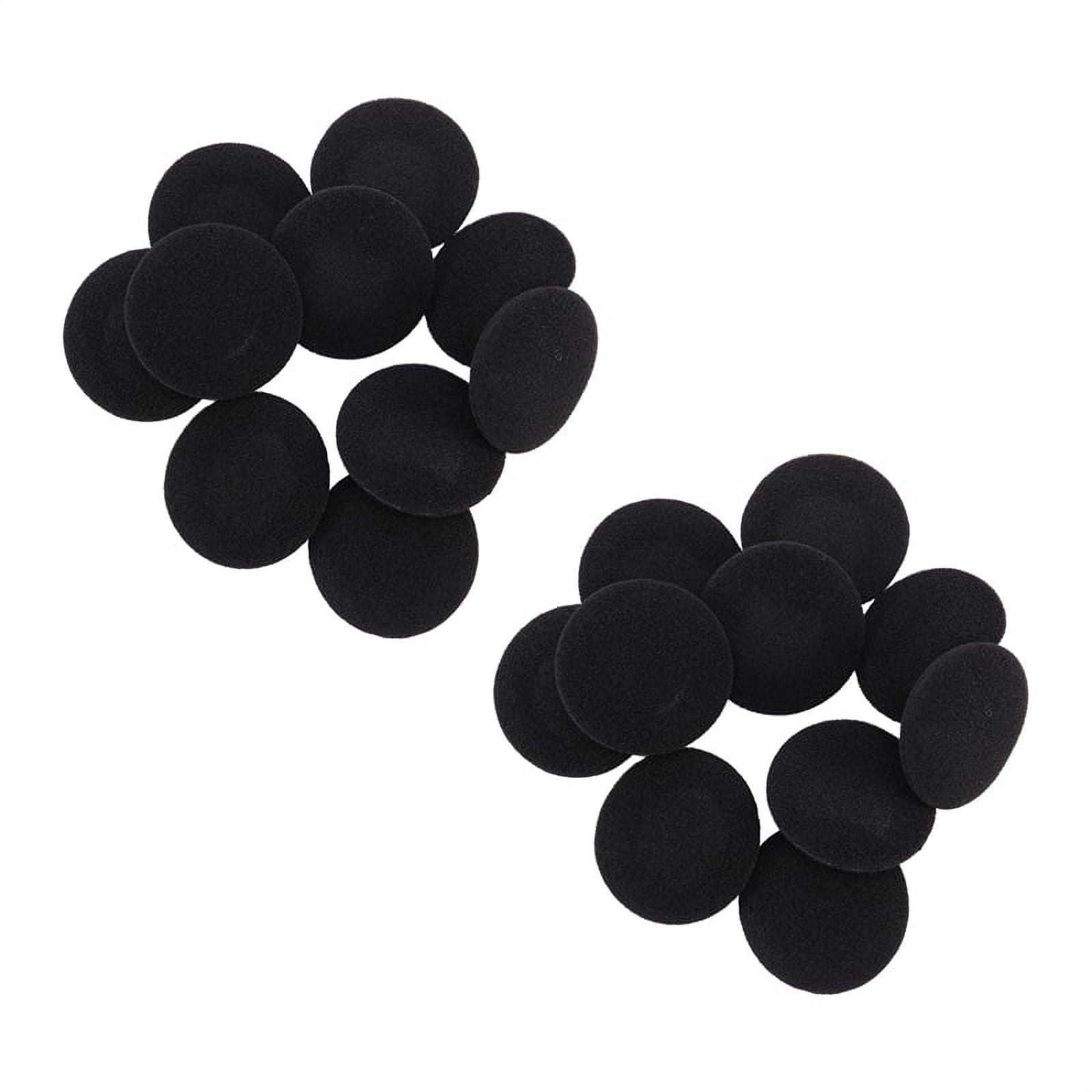 20 Pcs Sponges Protective Measures Soft Black Ear Cover Cushion for ...