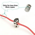 thumbnail image 1 of 20 Pcs Spring Cord Lock Plastic Cord Fastener Single Hole Toggle Stoppers Slider Silver Tone, 1 of 7