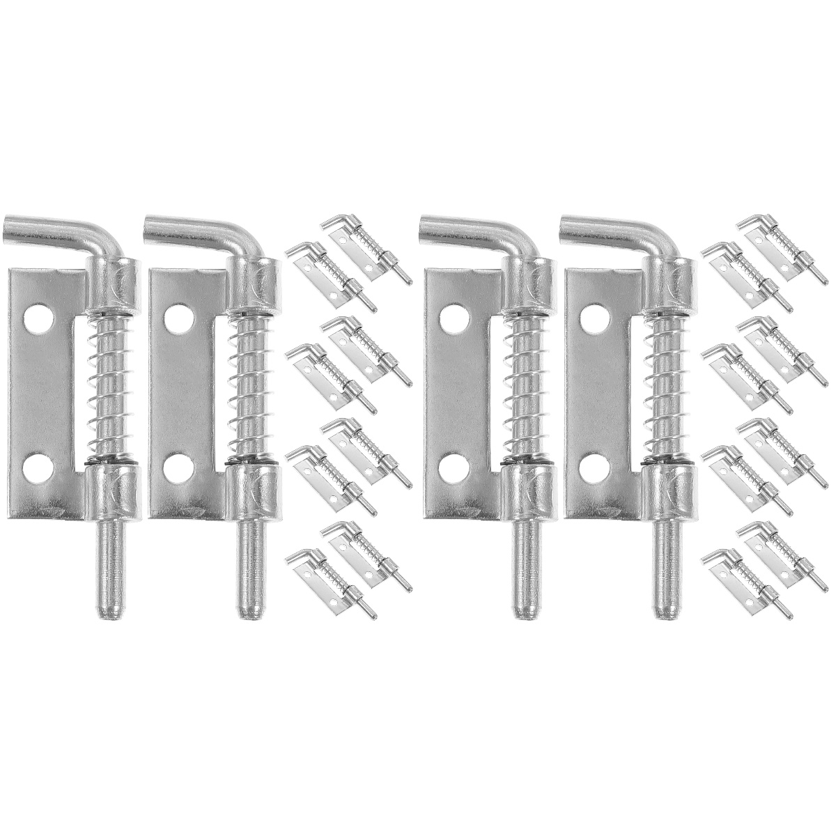 20 Pcs Spring Latch Plunger Locks for Doors Distribution Hinge