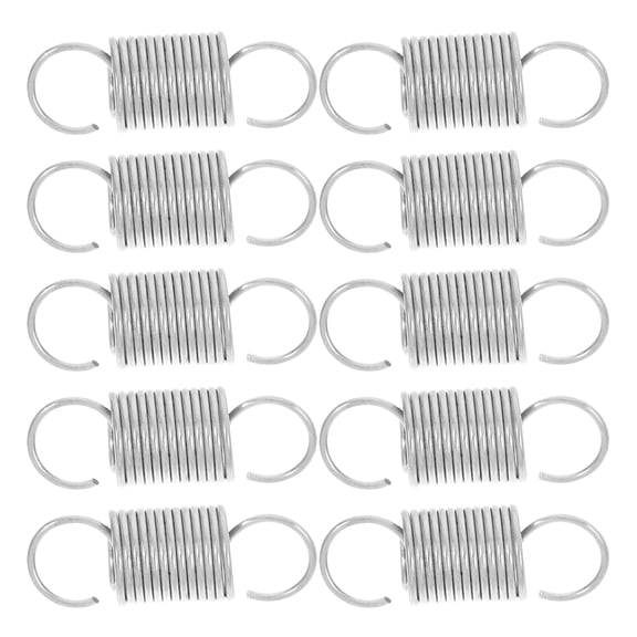 20 Pcs Spring Stainless Steel Net Swings for outside Safety Rope Crawling Silver
