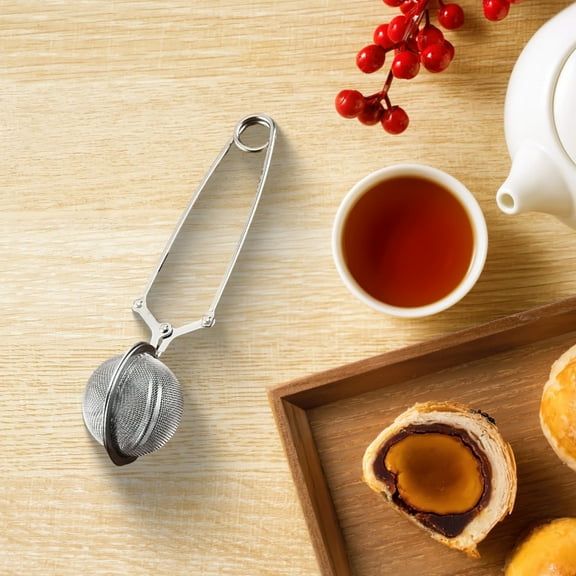 20-Pack Stainless Steel Tea Strainers, Fine Mesh Loose Leaf Tea Infusers with Removable Handle for Single Cup Brewing
