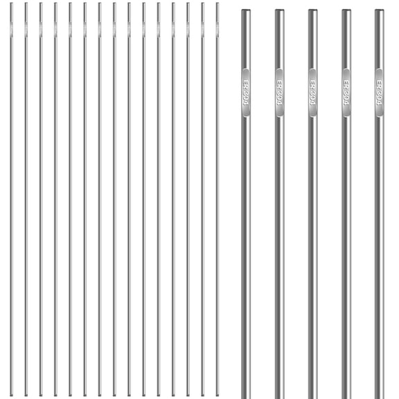 20 Pcs Stainless Steel Welding Rod Stable Welding Filler Rod 1/16" x 16" for Mechanical Part Repair Metal Pipe Connection