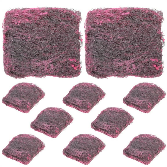 20 Pcs Steel Wool Soap Pads Pre-Soap Metal Scouring Pads Effective Cleaning Soap Pads Anti-Scratch Scrubber Sponge Stovetop Cleaning Pads for Cleaning Dishes, Pots, Pans, and Ovens