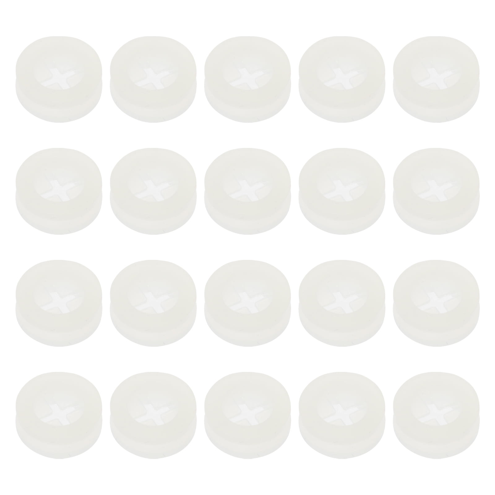 20 Pcs Straw Holes Silicone Plugs for Lids Portable Washers Grommets