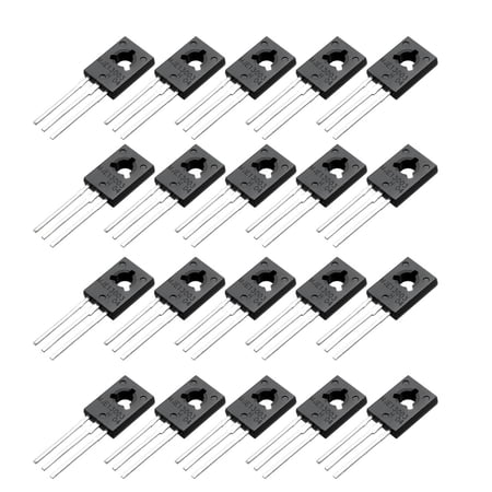 10Pcs TO-126 NPN 3 Pins PCB Through Hole Bipolar Transistor 400V 1.5A 1.25W