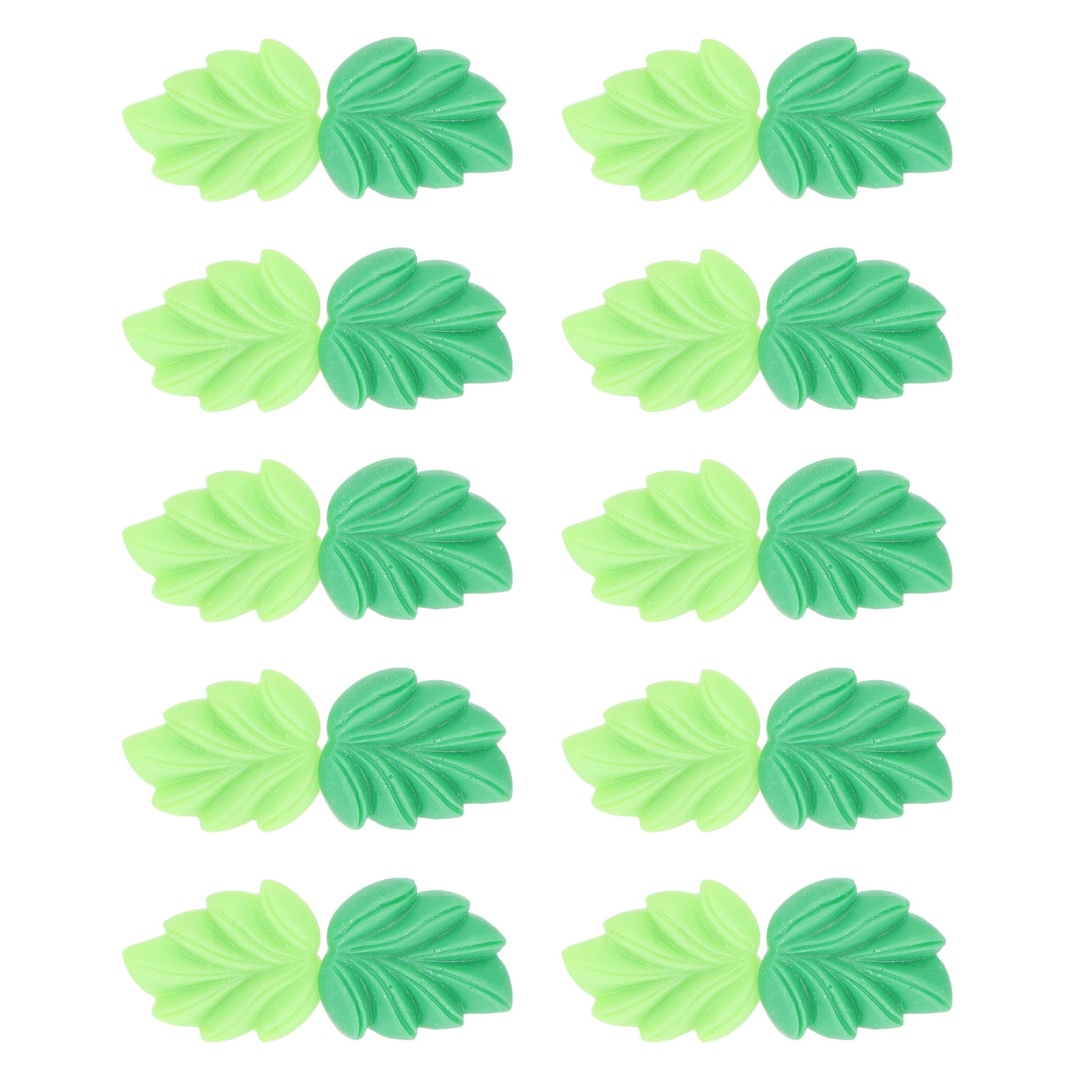 20 Pcs Tacks Decor Poster Staples Push The Office Supplies Green Leaf