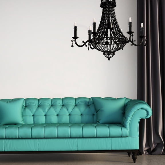 20 Pcs Black Plastic Candle Sleeve Holders Decorative Chandelier Socket Covers Tubes for Candle Lights