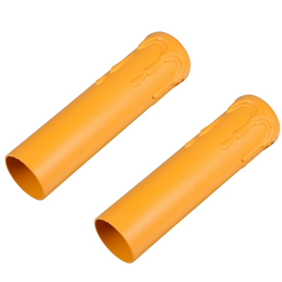 20 Pcs Tears Candle Sleeves Lightbulb Outlet Rechargeable Bulbs Basket Taper Baby Yellow