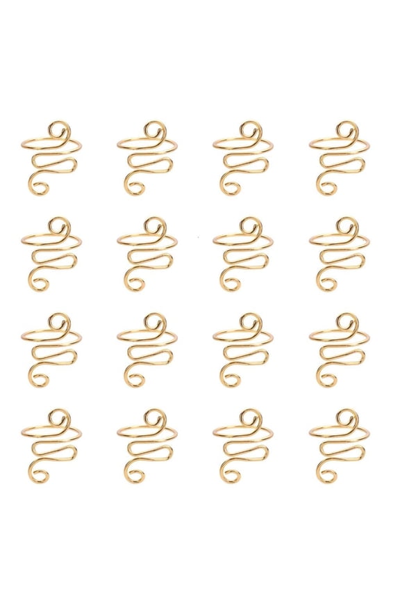 20 Pcs Tension Rings Open Finger Rings Snake Shape Crochet Rings for Left-Handed