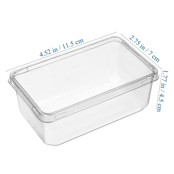 20 Pcs Tiramisu Box Cake Boxes Mousse Container Packing Holder Food Containers with Lids Packaging Transparent Clear