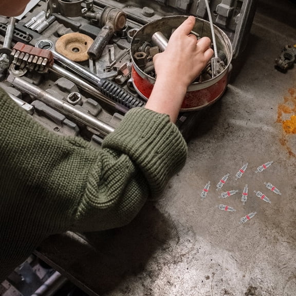 20 Pcs Motorcycle Tire Valve Stem Core Replacement Kit Metal Valve Cores for Easy Installation