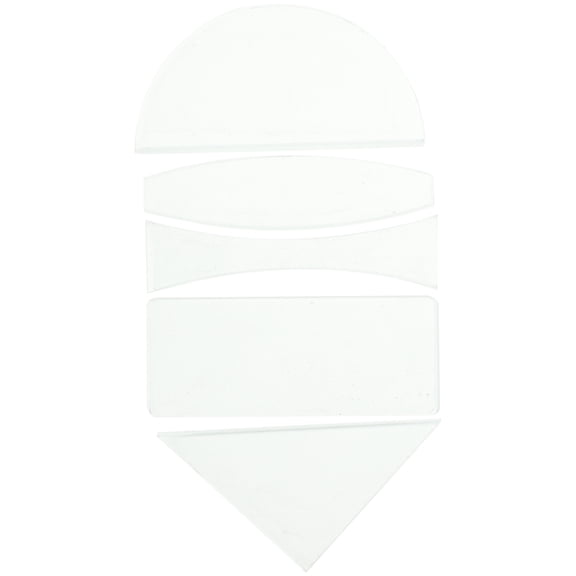 FENGGUIQU Transparent Glass Lens Set for Optical Experiments - Educational Science Teaching Tools for Classroom Use