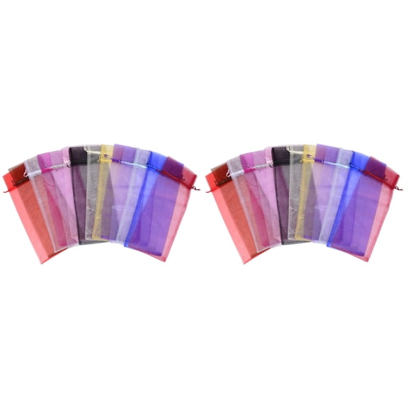 20 Pieces Clear Wine Bottle Bags for Wedding Favors, Makeup Storage, and Packaging