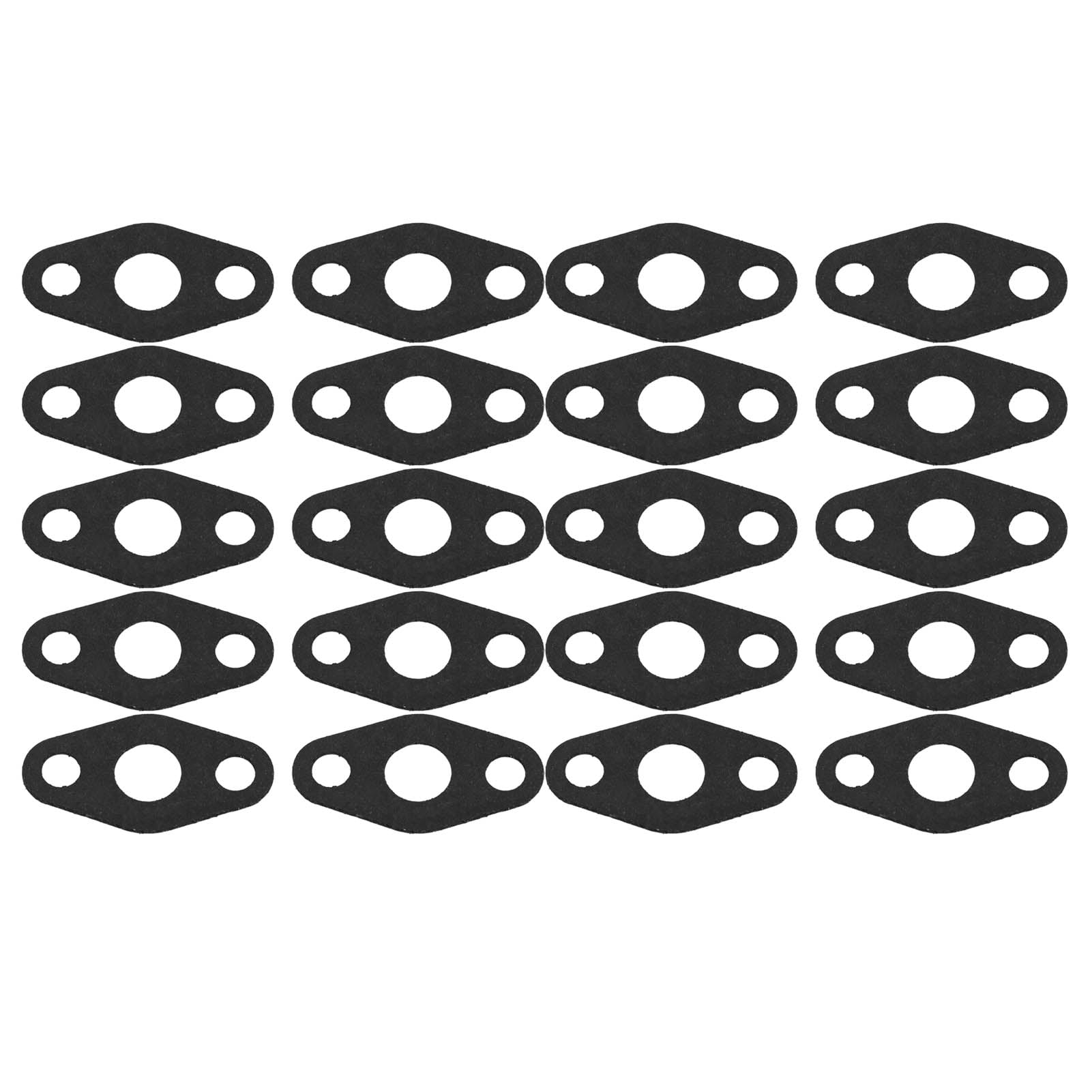 20 Pcs Turbo Oil Drain Gasket Turbocharger Oil Return Feed Flange