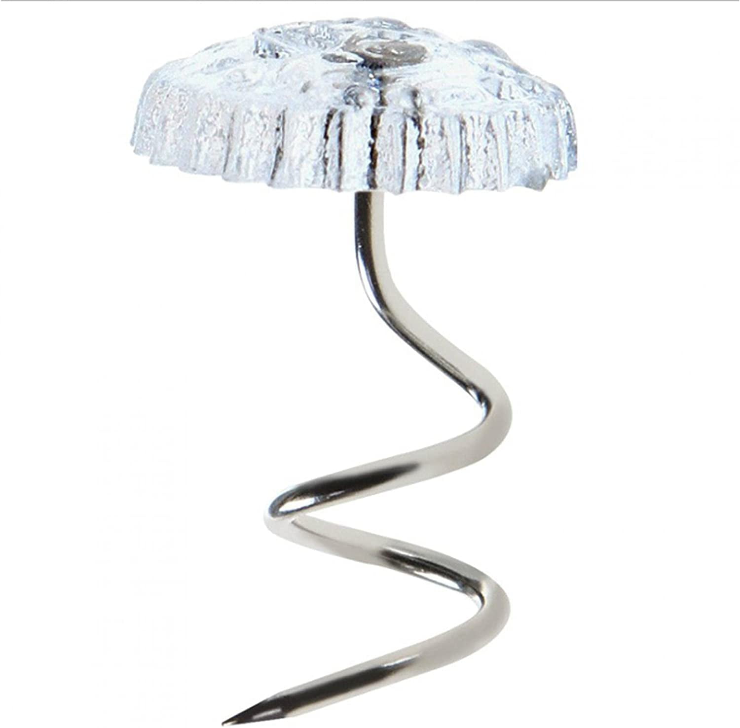 20 Pcs Twist Pins Upholstery Clear Heads Slip Cover Fasteners Headliner Pins in Place for Sofa