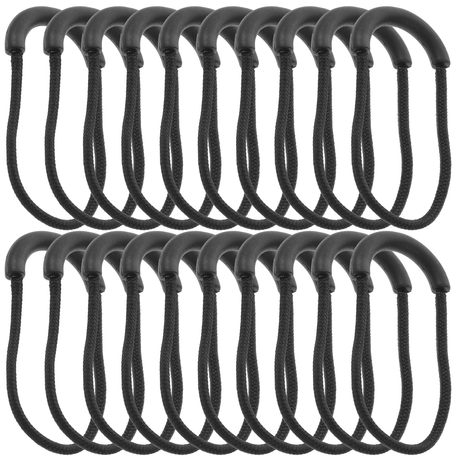 20 Pcs Ushaped Zipper Pull Cord Purse Accessories Labels Zipper Pull