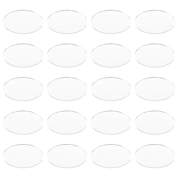 20 Pcs Vanity Mirror Small Pocket DIY Accessories Cosmetic Mini Portable Travel