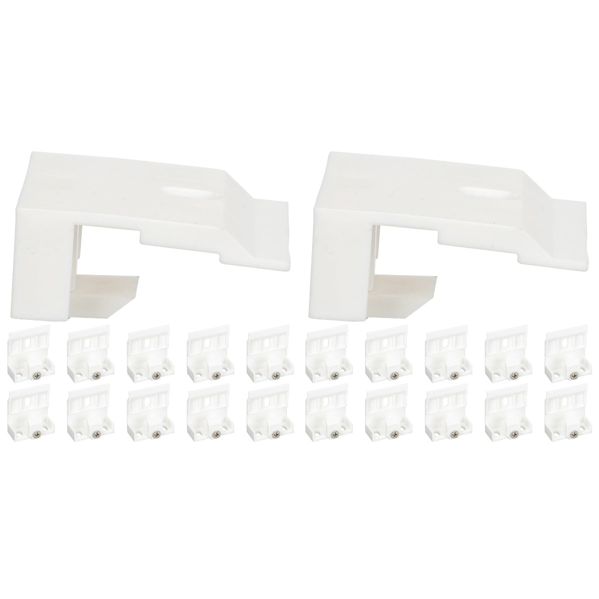 20 Pcs Blind Bracket Curtain Holdback Clips Drapery Curtain Binding Holders