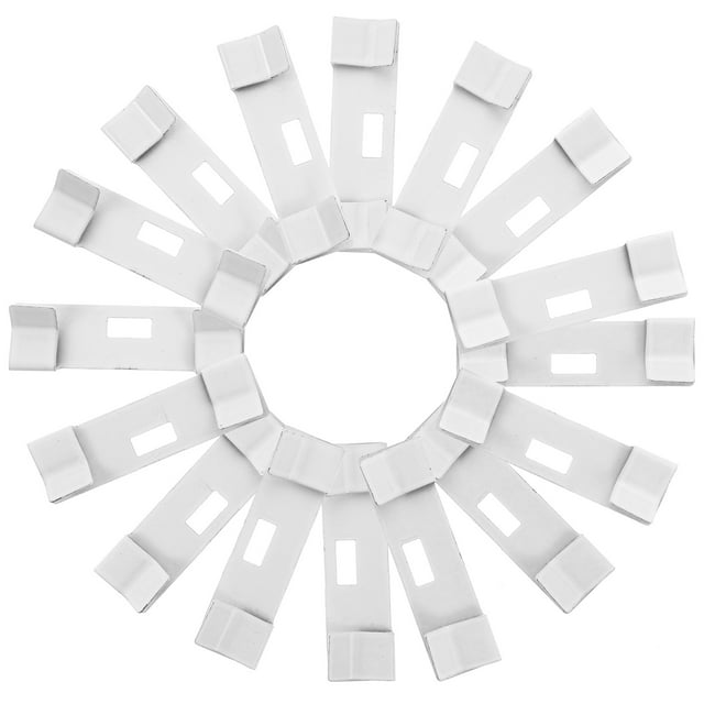 20 Pcs Vertical Blinds Replacement Parts White Curtains Repair Tabs