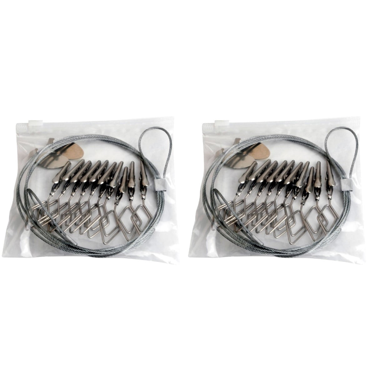 NICERIO Photo Clip Removable Metal Double-Headed for Party Layout 20Pcs ...
