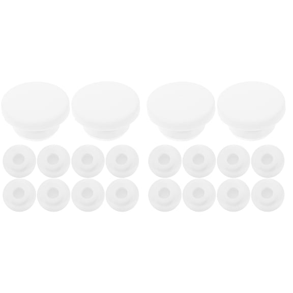 20 Pcs Wash Basin Sealing Cover Bath Tub Overflow Drain Caps Sink Overflow Drain Cover