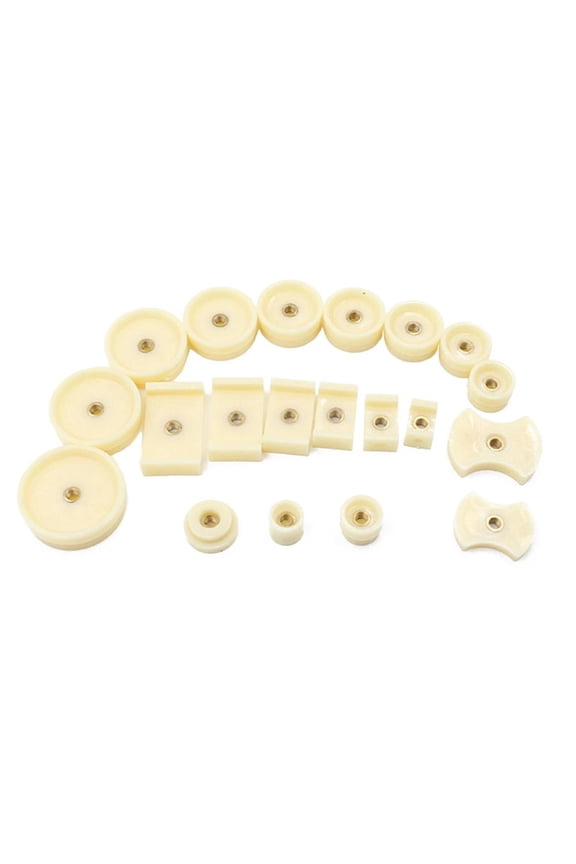 20 Pcs Watch Case Press Die Set for Watch Repair, Nylon Watch Crystal Press Tool Kit