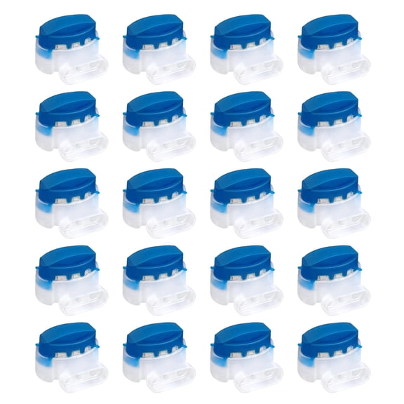 20 Pcs Waterproof Cable Connector Terminal Block 3 way Wire Connectors for Robotic Mowers, Irrigation Applications