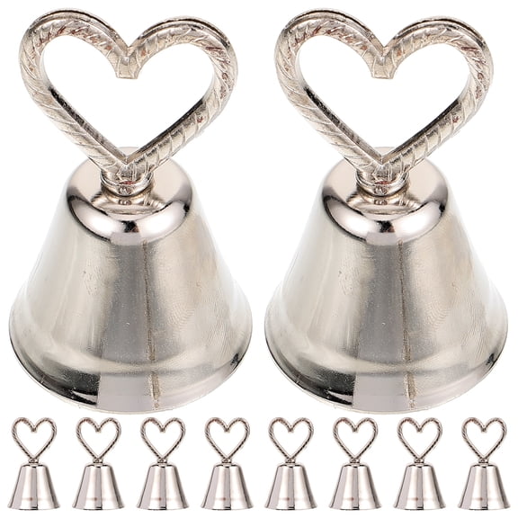20 Pcs  Wedding Bells Metal Table Number Holders Picture Holders Wedding Card Clips