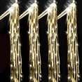 thumbnail image 1 of 20 Pcs Wedding Wands with LED Light,Bexikou Wedding Glitter Foil Tinsel, Light up Wedding Streamers for Wedding Send off and Exits Baby Shower Birthday Party Favors(Champagne), 1 of 6