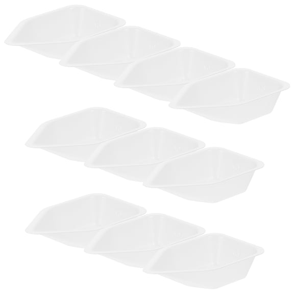 FELTECHELECTR Lab Equipment Pans PP 20Pcs White For Scientists Outdoor BBQ